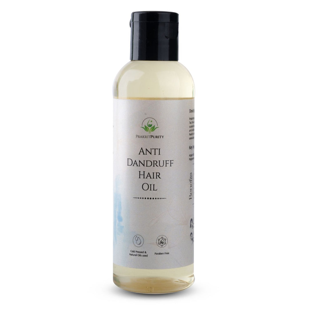 Anti Dandruff Hair Oil | Argan & Tea Tree Essential Oils Rich | Natural | 100 ML