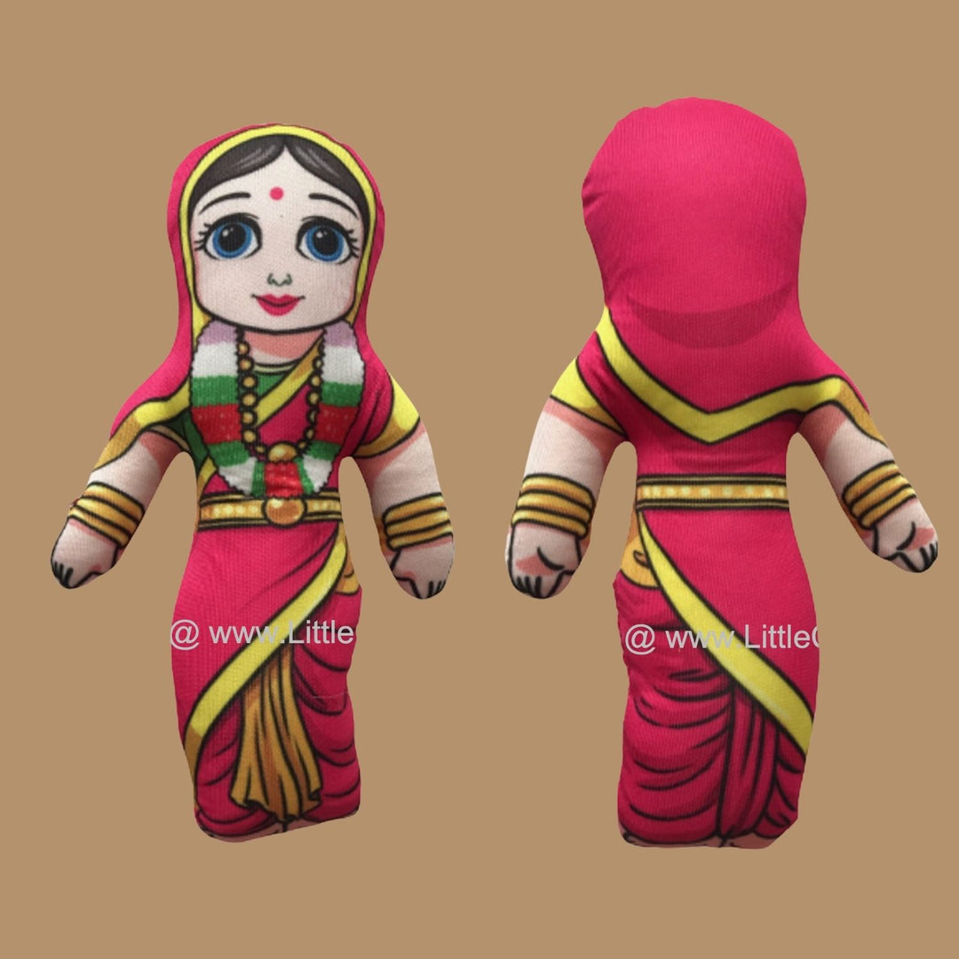 Ramayana Plush Dolls | Indian Mythological Toys | Handcrafted | Set Of 5