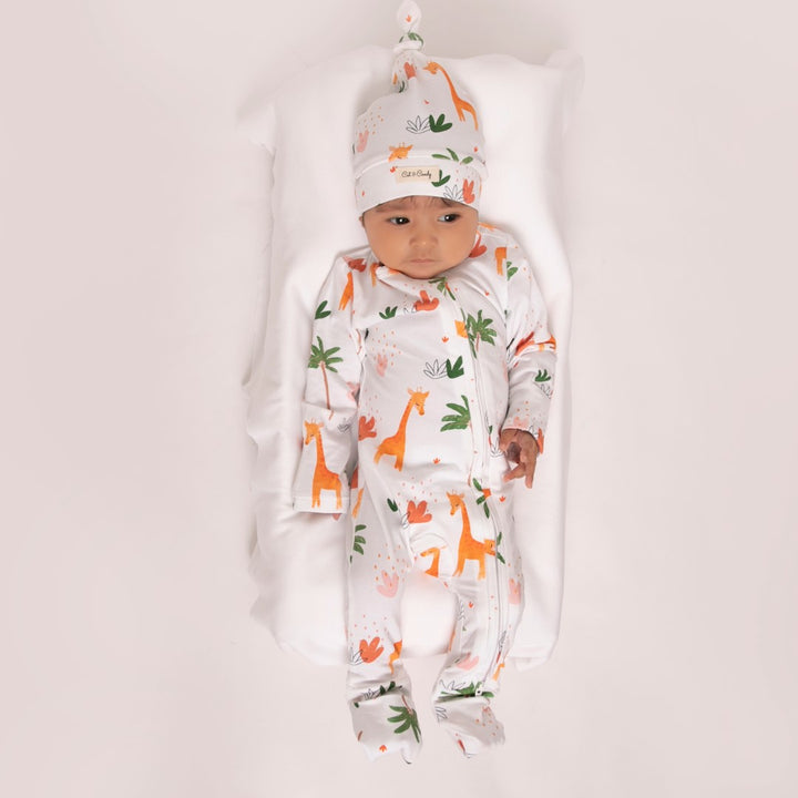 Dora The Giraffe Ultra Soft Baby Beanie/Hat | 100% Cotton | Unisex