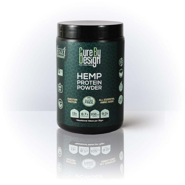 Hemp Protein Powder | Edestin Protein | Natural | Vegan | Gluten Free | 450 GM