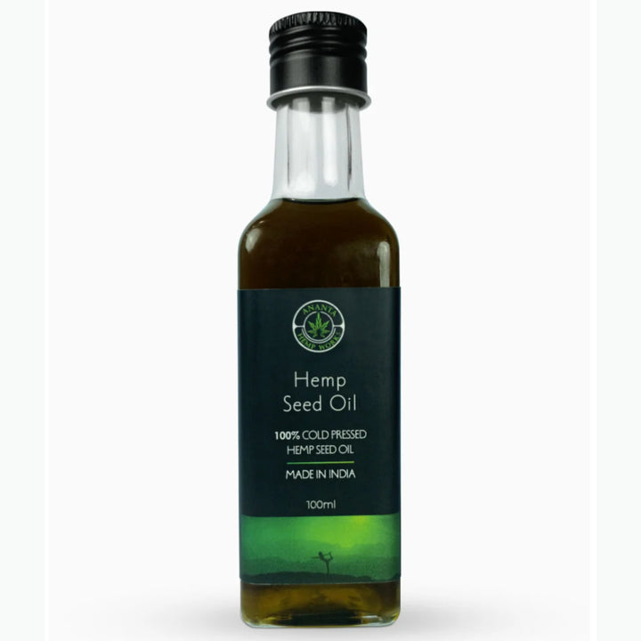 Hemp Seed Cold Pressed Oil | Skin Rejuvenating Oil | Enriching Brain & Body | Bottle of 100 ML