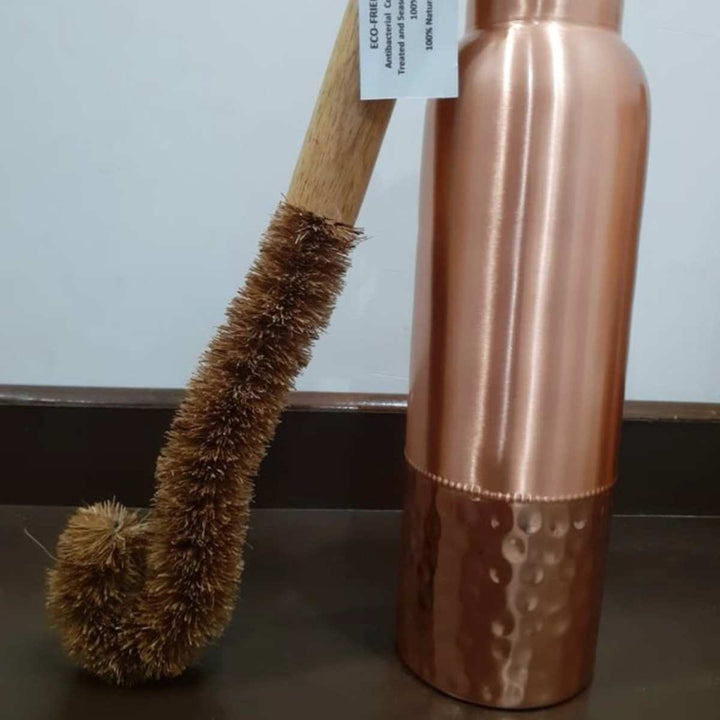 Bottle Cleaning Brush | Sustainable | Coconut Coir & Mango Wood | Set of 2