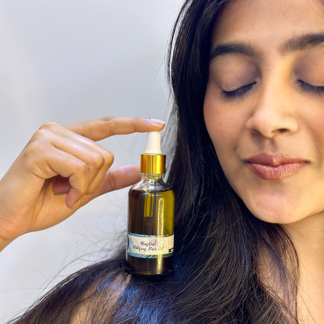 Akashini Hibiscus Hair Oil | Hair-Enriching | Scalp Treatment