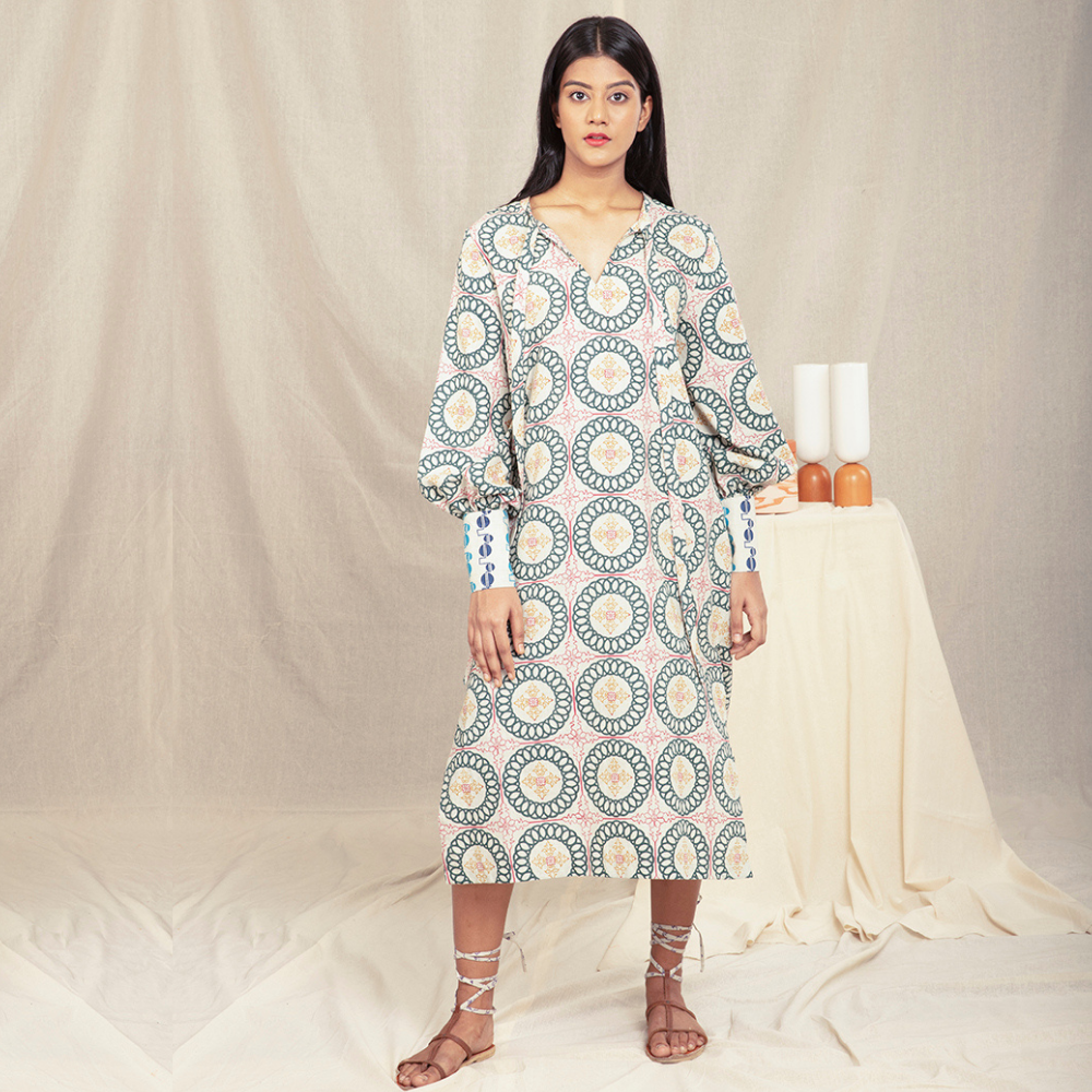 Bohemian Dress for Women | Summer And Comfortable Wear | Block Printed