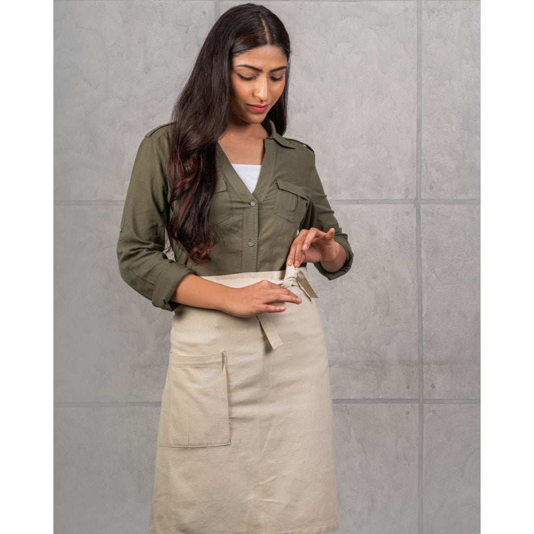 Half Apron With Big Pockets | Versatile Usage | Pastel Colours | Canvas Cotton