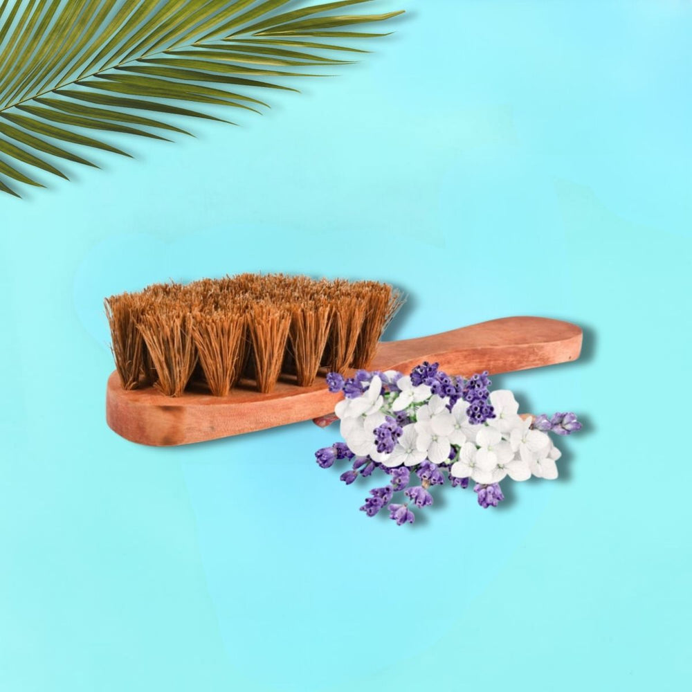 Exfoliating Dry Body Coir Brush | Ultra Lightweight Wood | Sustainable