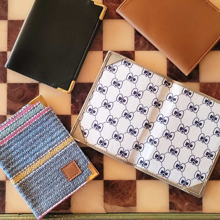 Artisanal & Craft Rich Passport Holder | Eco-Friendly Travel Essential | Vegan