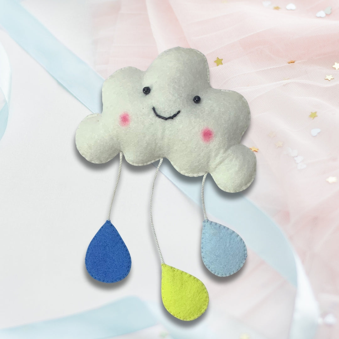 Soft Toys for Babies | A Set of Cloud, Elephant, Pink Star And Yellow Star 