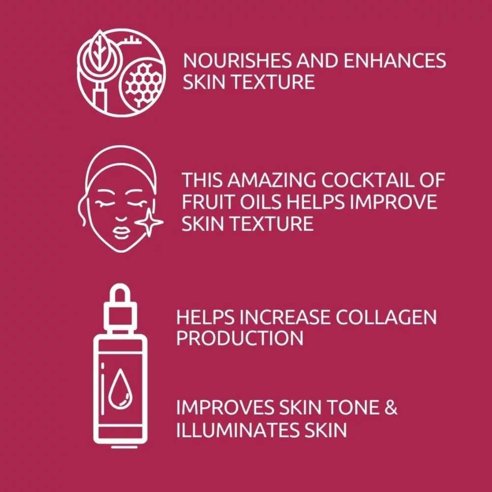 Restorative Face Serum | Collagen Boost | Illuminating | Cocktail of Fruit Oils | 30 ML