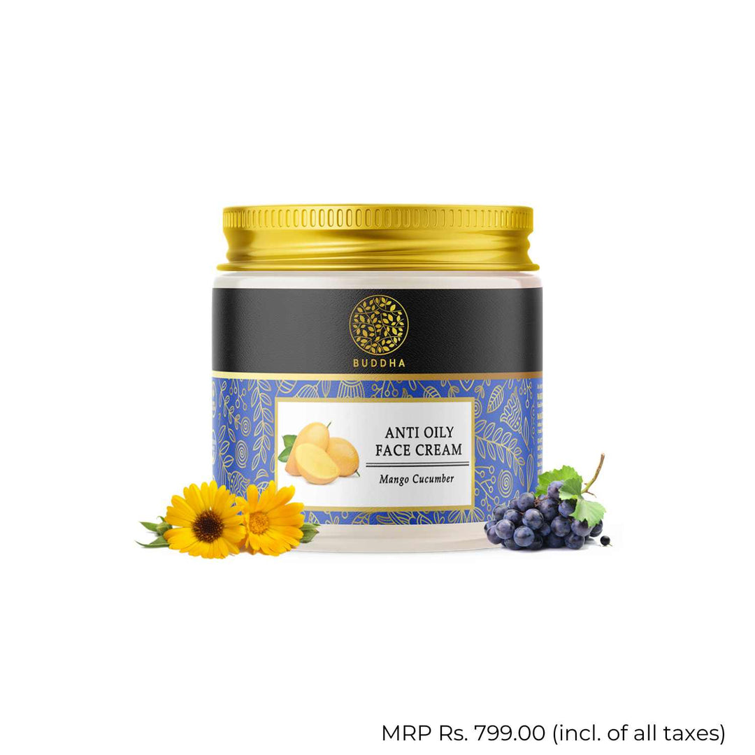 Anti Oily Face Cream | Clear and Radiant Oil Free Skin | Ayurvedic | 75 GM