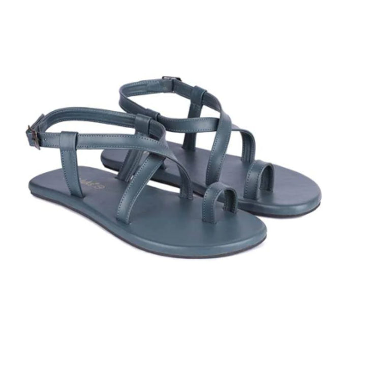 Steel Grey Sandals For Men | Captivating Comfortable And  Eco-friendly Wear