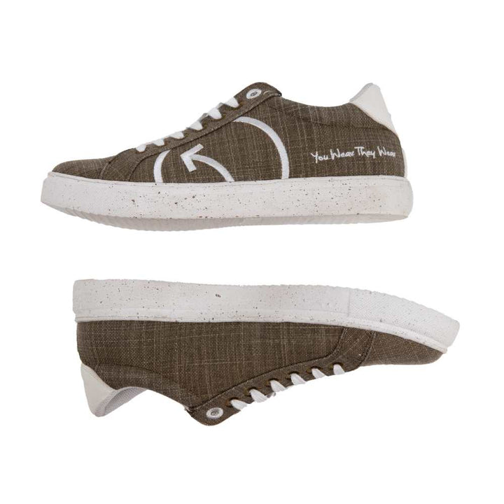 Women's Sneakers | Dark Beige | Ergonomic Design | Comfortably Cushioned