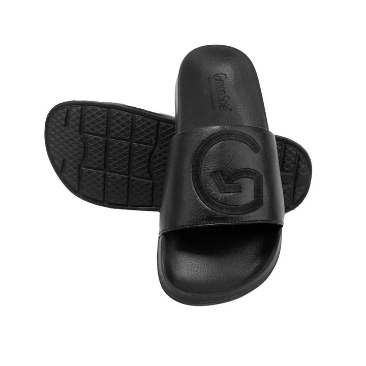 Pool Side Flip Flops | Carbon Strike | Sleek Design | Comfortable | Black