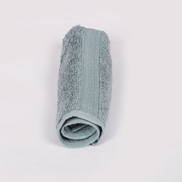 Natural Bamboo Face Towel | Eco Friendly | Chemical Free | Turquoise | Set Of 2