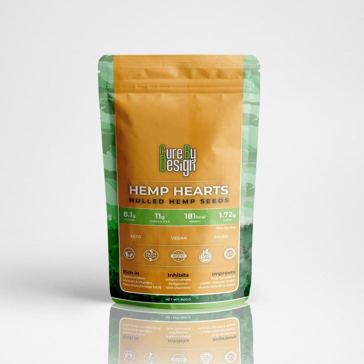 Hemp Hearts | Hulled Hemp Seeds| Protein Rich | Omega 3 & 6 | 500 GM