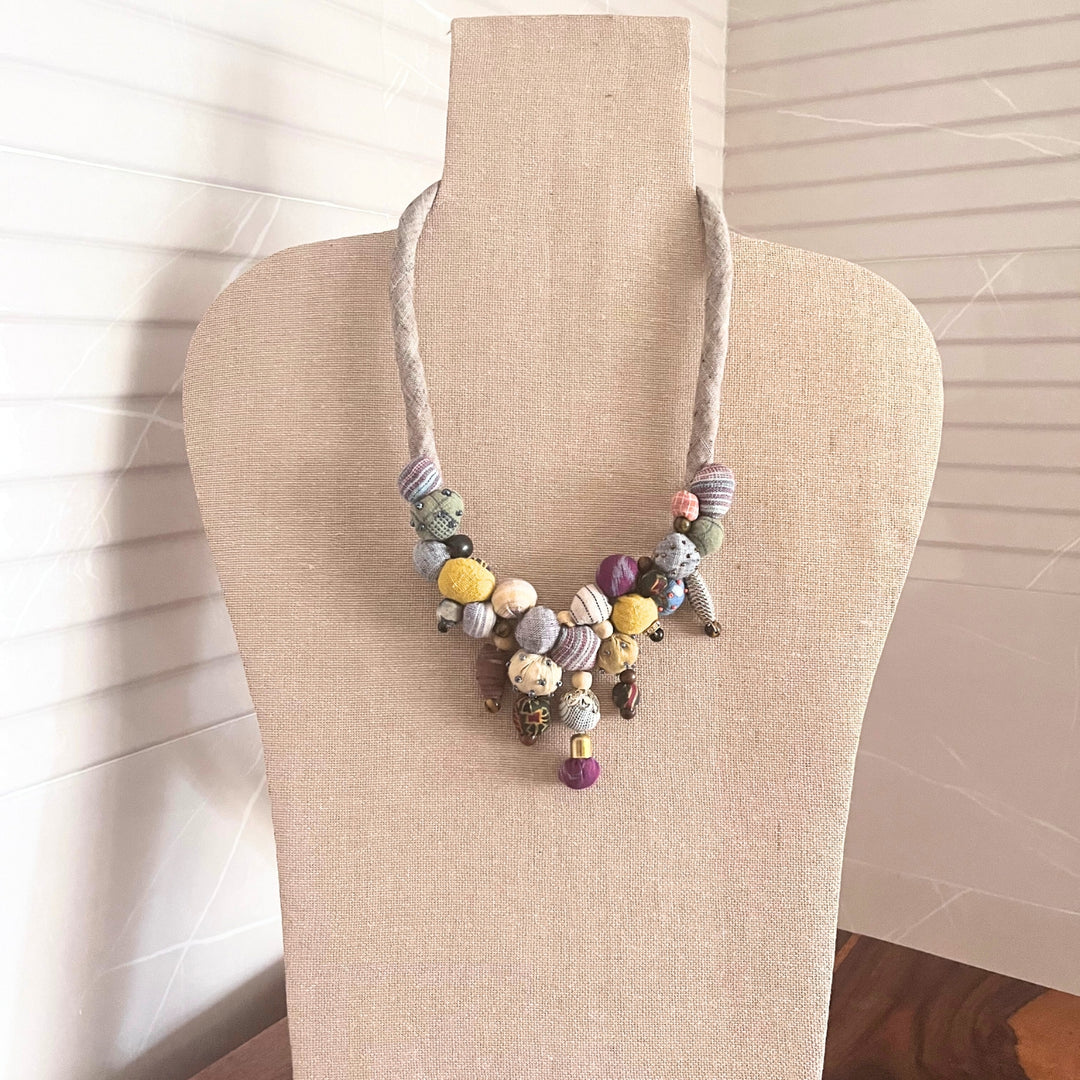 Statement Women Necklace | Hand Crafted | Smart & Boho Design | Multicolour
