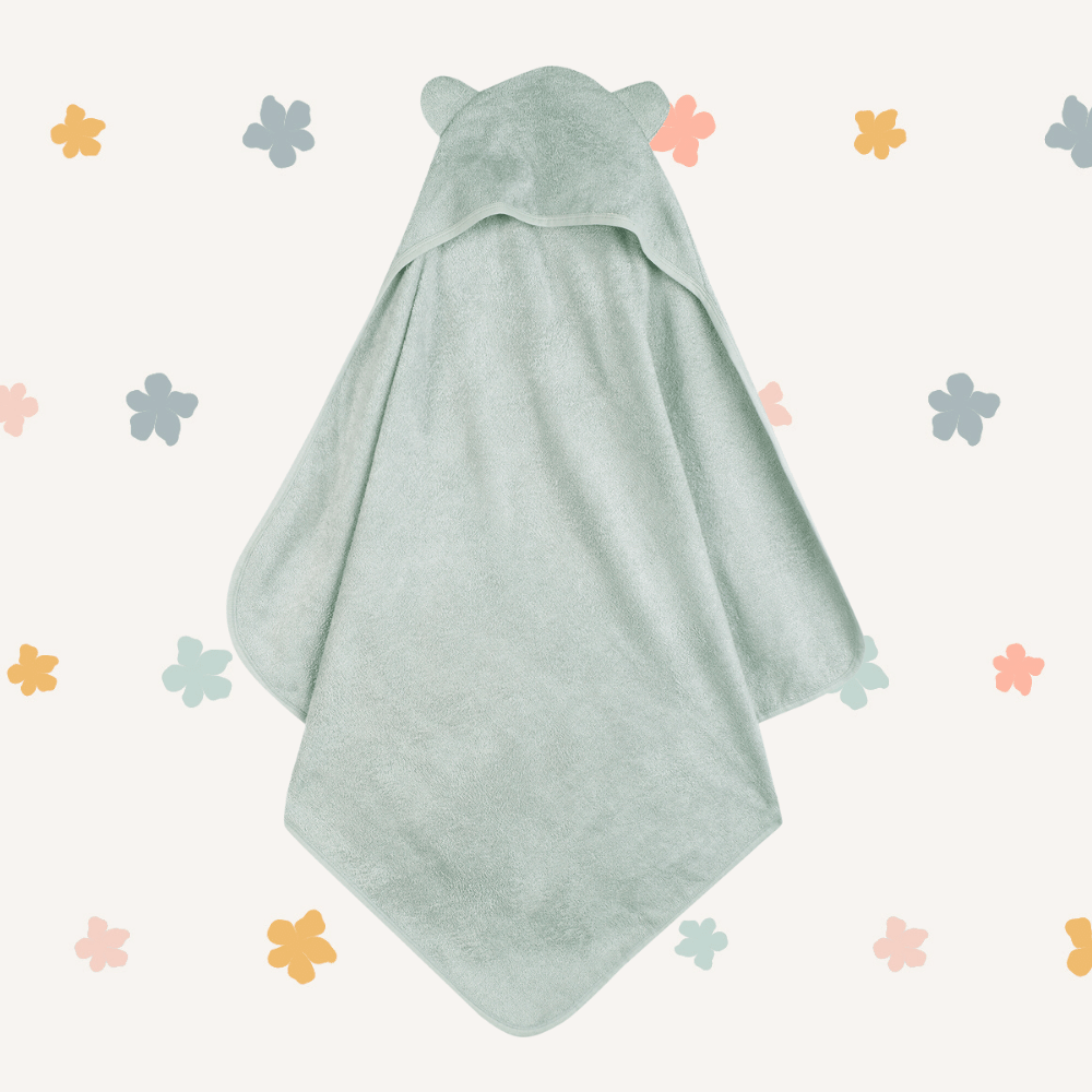 Cozy Swaddle For New Born | Bamboo Fleece | Organic | Anti-Bacterial | Sea Green