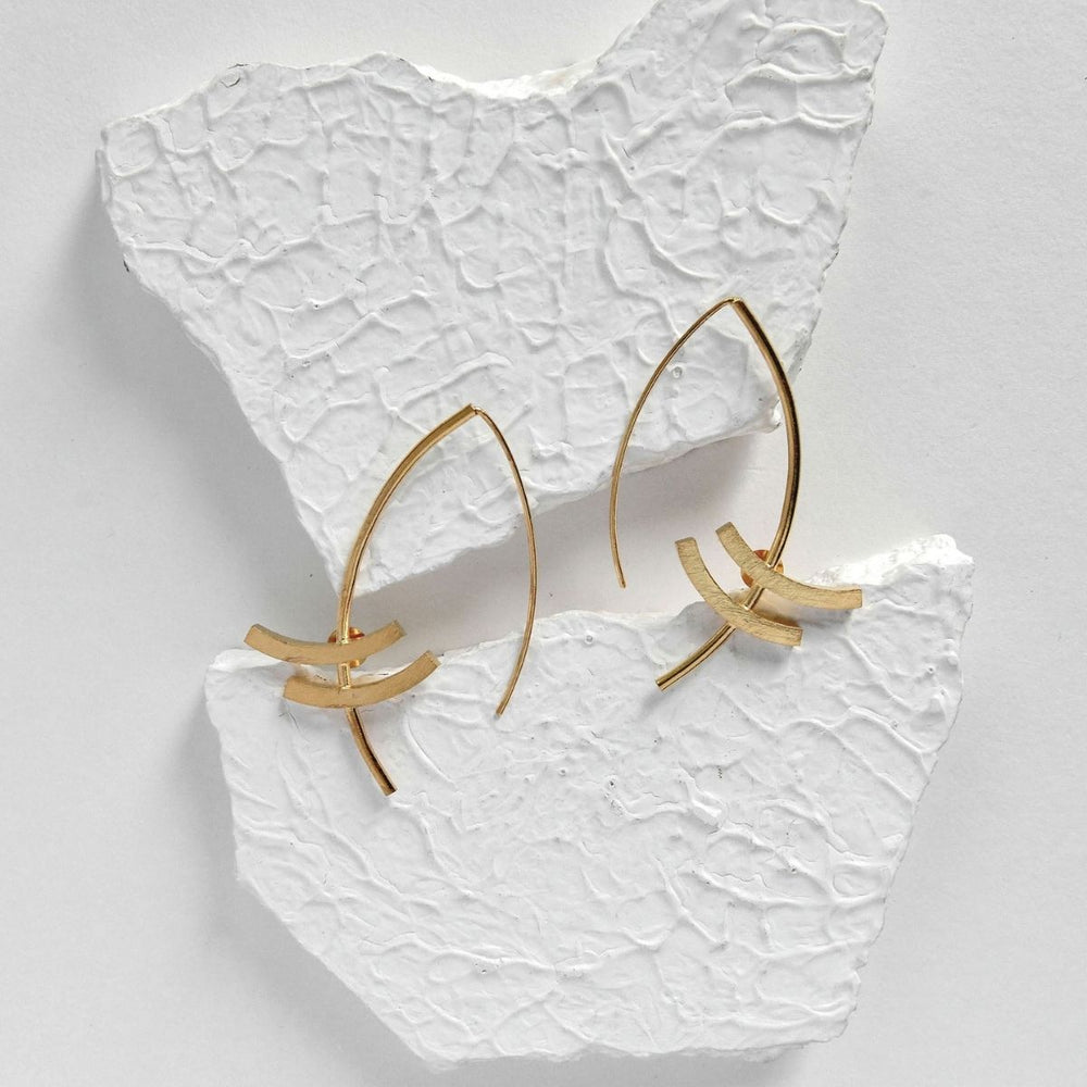 Tumo Ear-Cuff | Gold Finish Brass Jewellery | Hand-Crafted | Exquisite Design