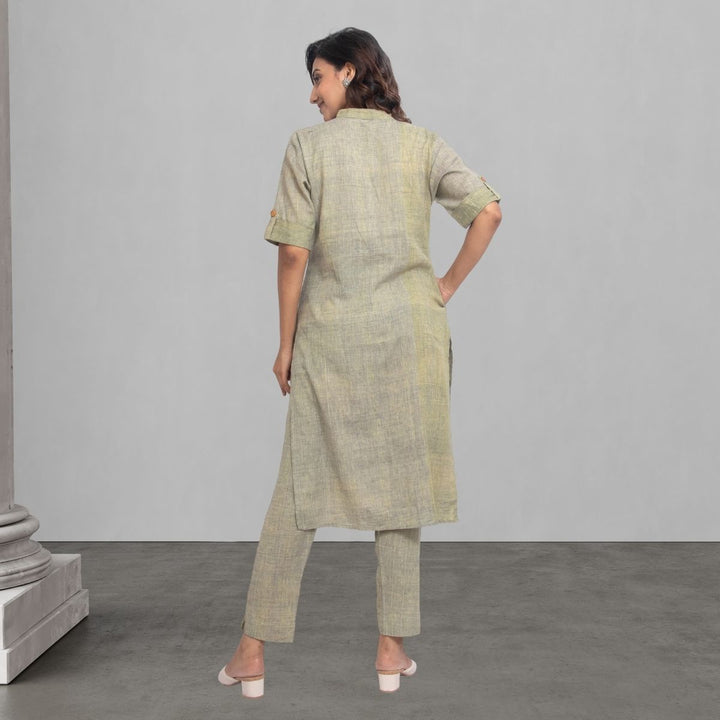 Sage Green Kurta Pant Set For Women | Indian Wear | Smart Office Wear 