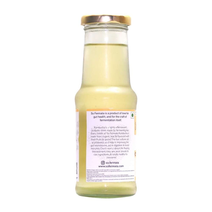 Handcrafted Chamomile Kombucha | Organic | Probiotic | Gut Health | 200 ML