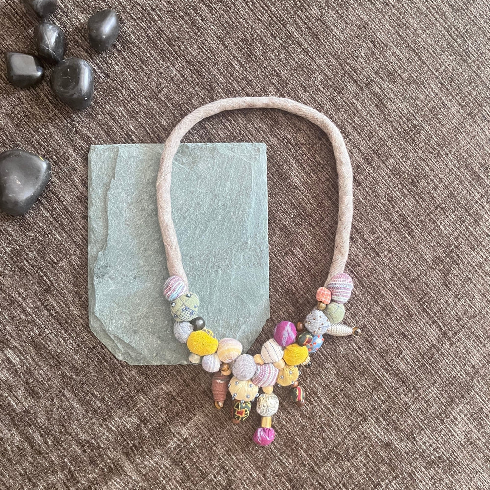 Statement Women Necklace | Hand Crafted | Smart & Boho Design | Multicolour