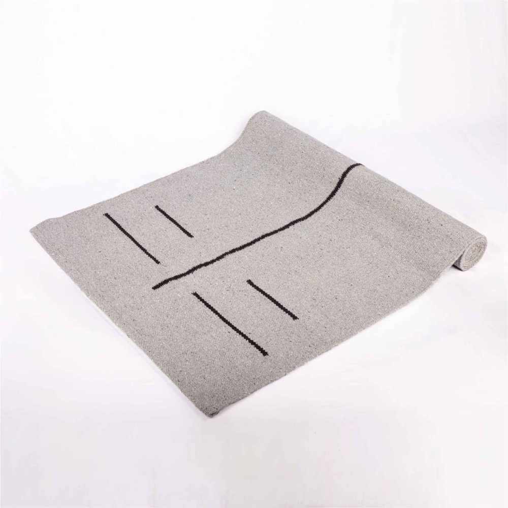 Cotton Yoga Mat (Grey)