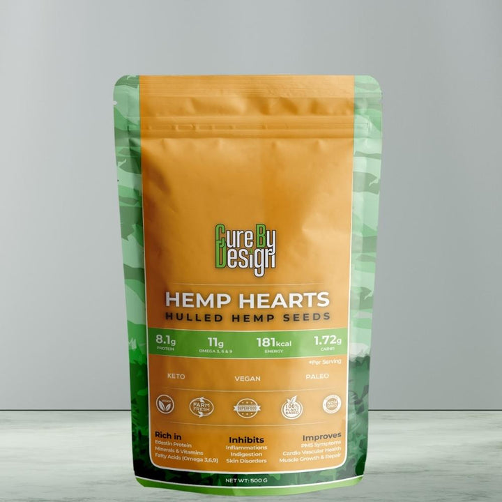 Hemp Hearts | Hulled Hemp Seeds| Protein Rich | Omega 3 & 6 | 500 GM