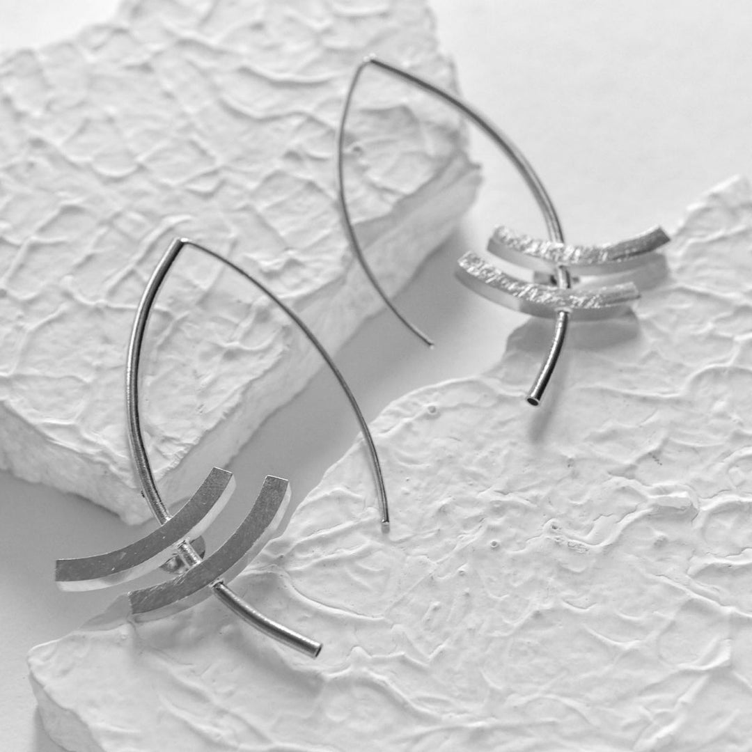 Tumo Ear-Cuff | Silver Finish Brass Jewellery | Hand-Crafted | Exquisite Design