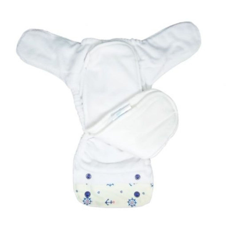 Anchor Cloth Diaper With Organic Cotton Inserts | Trim Fit | Reusable Diaper