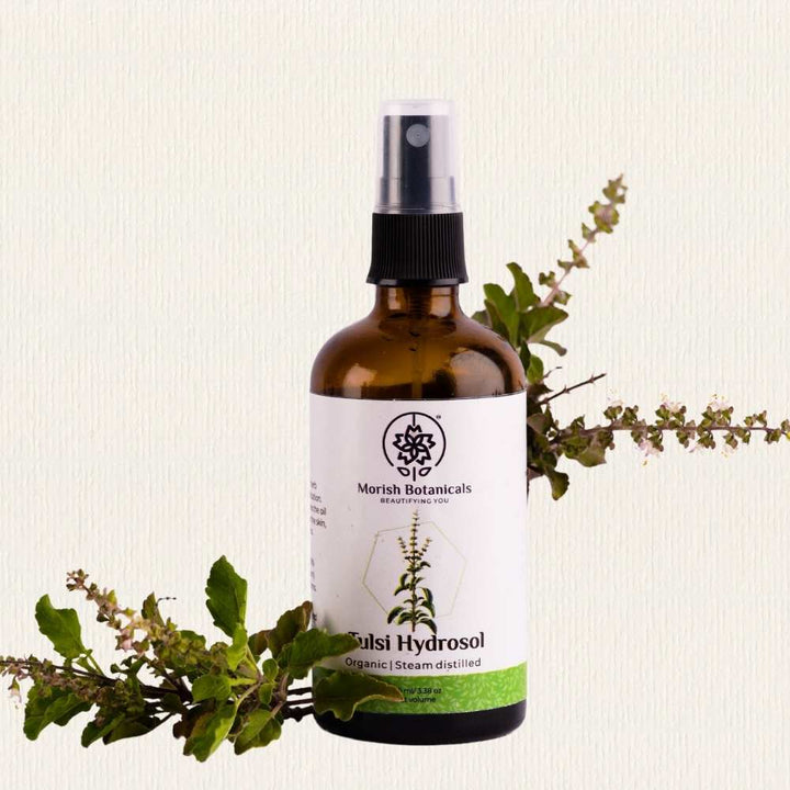 Organic Tulsi Water Spray | Oily Skin | Astringent | Distilled | 100 ML