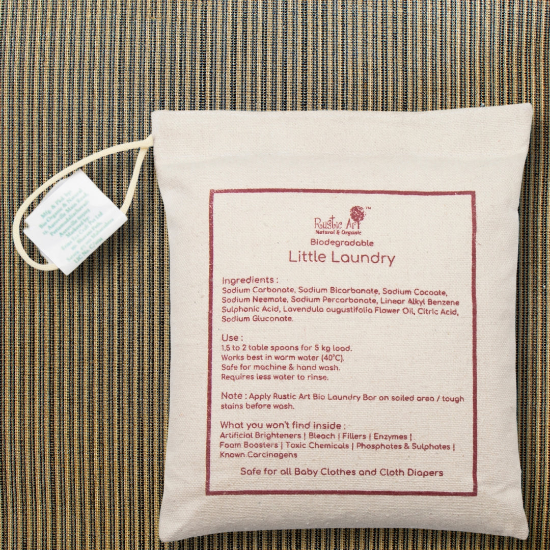 Natural Little Laundry Powder | Suitable For Babies and Kids | Neem-Coconut Made