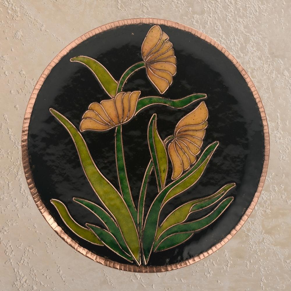 Vasant Decorative Wall Plate | Copper Ware | Hand-crafted | Black