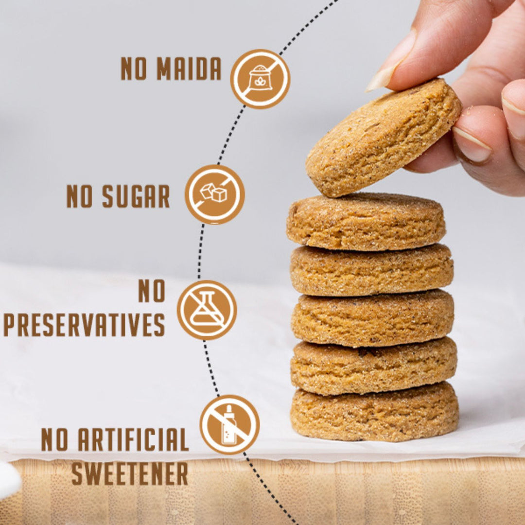 Jeera Biscuits | Pure & Nourishing | Guilt-Free Snacking | 200 GM