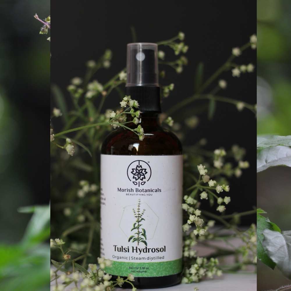 Organic Tulsi Water Spray | Oily Skin | Astringent | Distilled | 100 ML