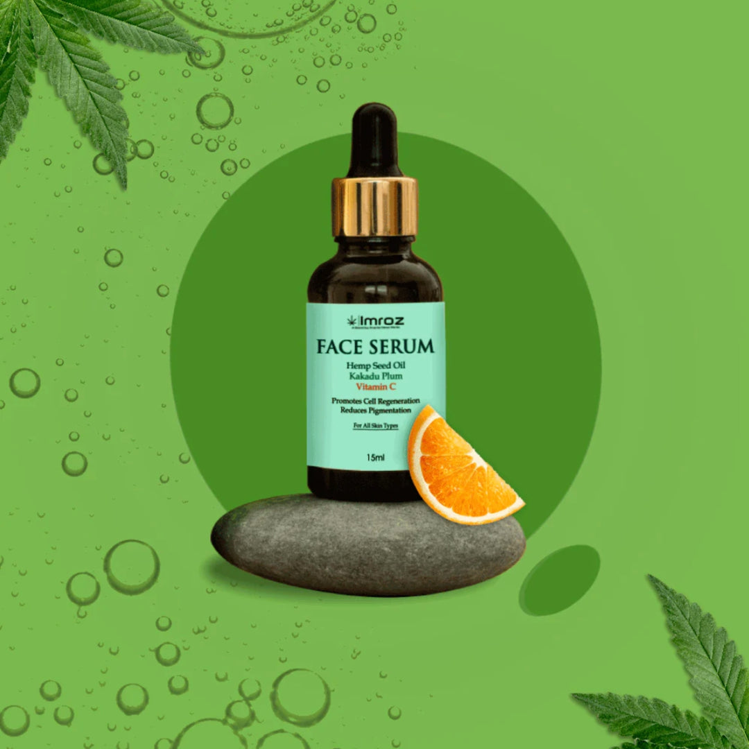 Vitamin C Face Serum | Goodness of Hemp Oil, Plum & Papaya | 15 ML