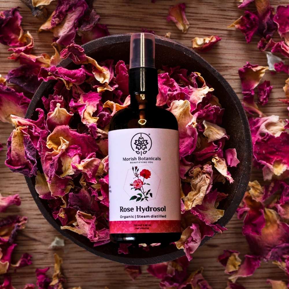 Organic Rose Water Mist | All Skin Type | Astringent | Distilled | 100 ML