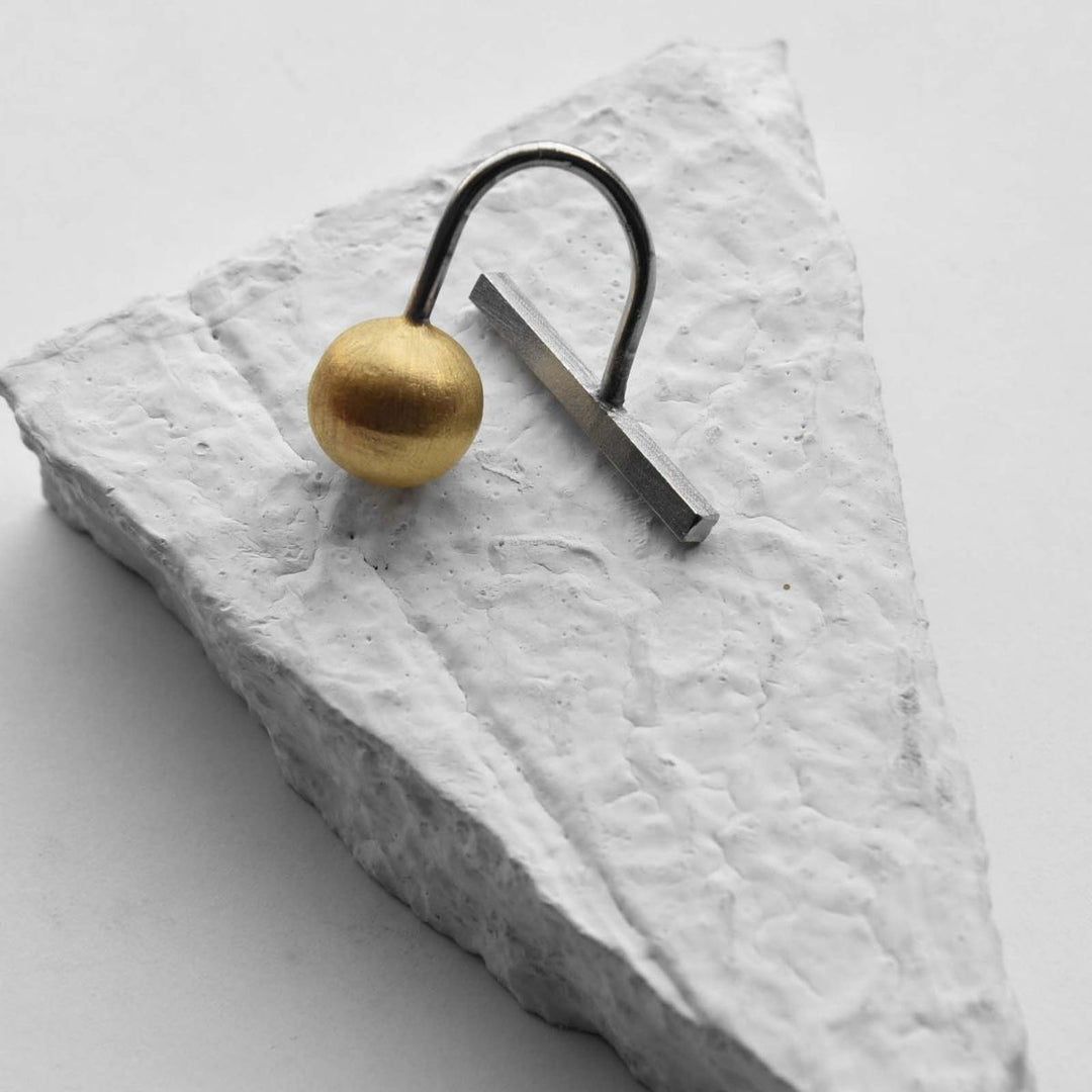 Domain | Dual Finish Brass Ring | Hand-Crafted | Sustainable | Aesthetic