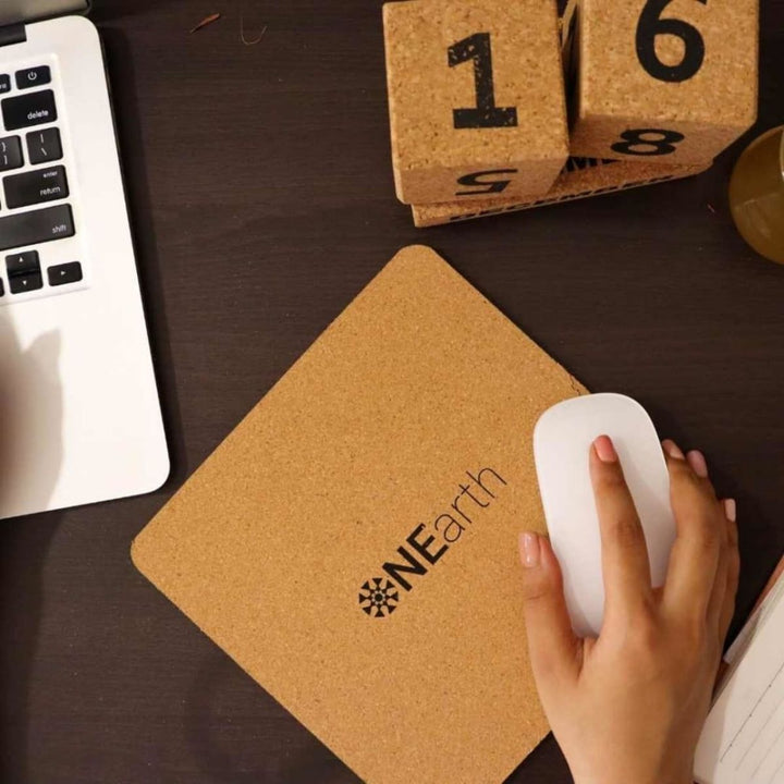 Cork Mouse Pad | Durable | Lightweight | Anti Bacterial |