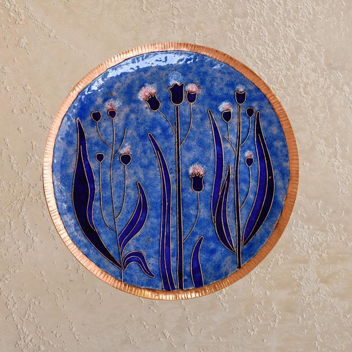 Gardens Of Vishwakarma Decorative Plate | Hand-crafted | Pastels Emilia