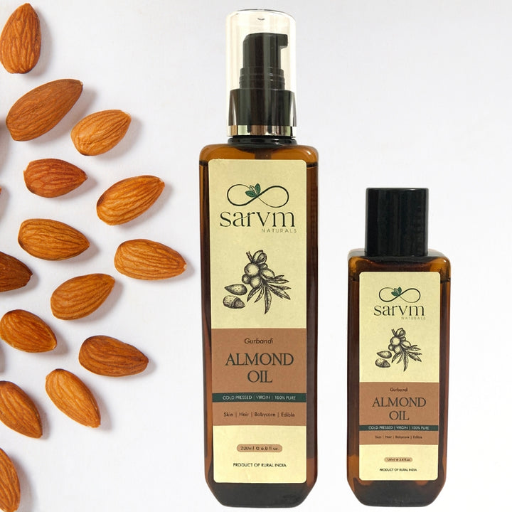 Almond Oil | Cold Pressed Vitamin Laden Gurbandi Almond | Natural Nutty Flavour