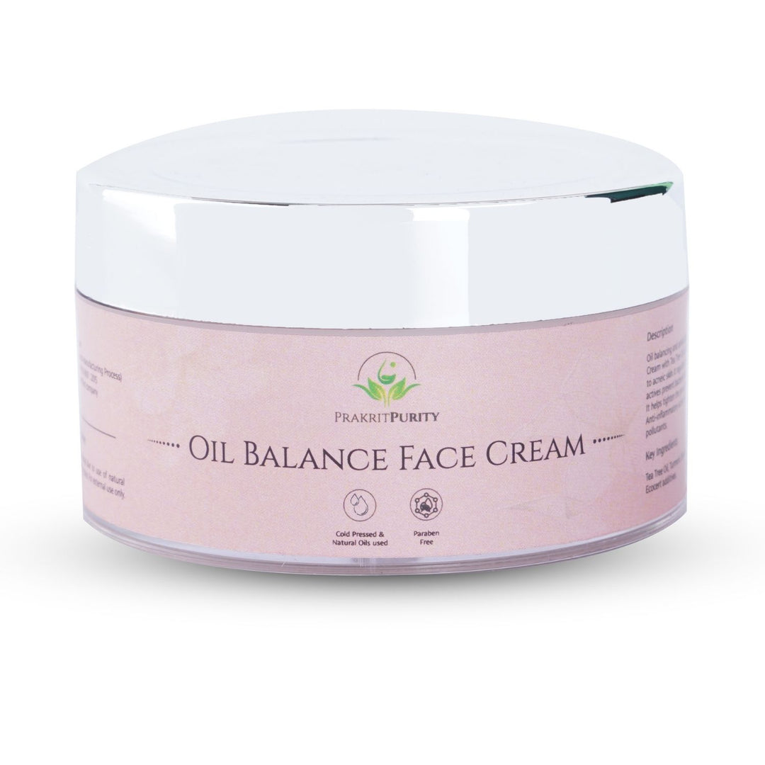 Oil Balance Face Cream | Lightens Scar | Anti-Inflammatory | 50 GM