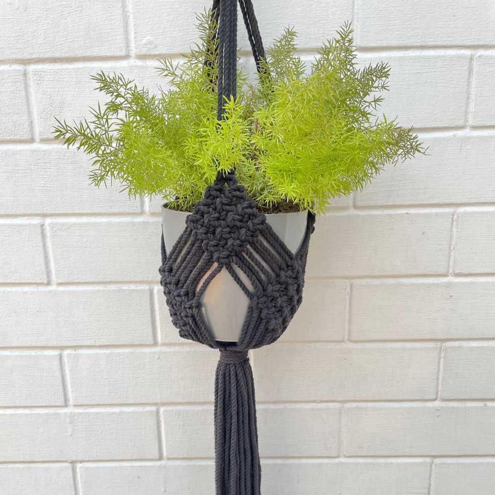 Bohemian Style Hand-Crafted Hanging Planter | Macrame | Hand-Made | Assorted Colours | 36 inch