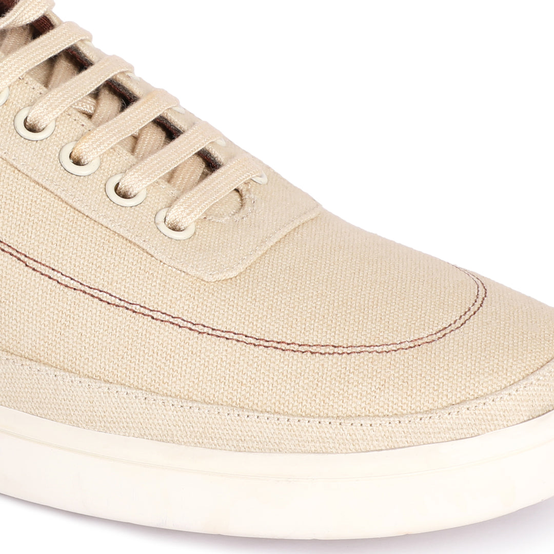 Beige Sneakers | A Sustainable Bliss | Comfy Heel Support | Water Resistant