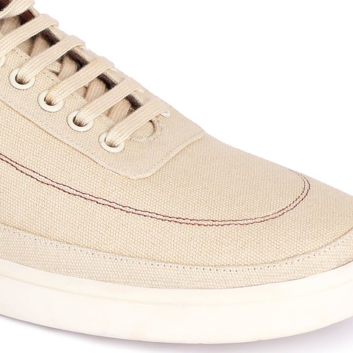 Beige Sneakers | A Sustainable Bliss | Comfy Heel Support | Water Resistant