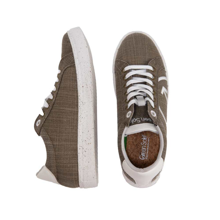 Women's Sneakers | Dark Beige | Ergonomic Design | Comfortably Cushioned