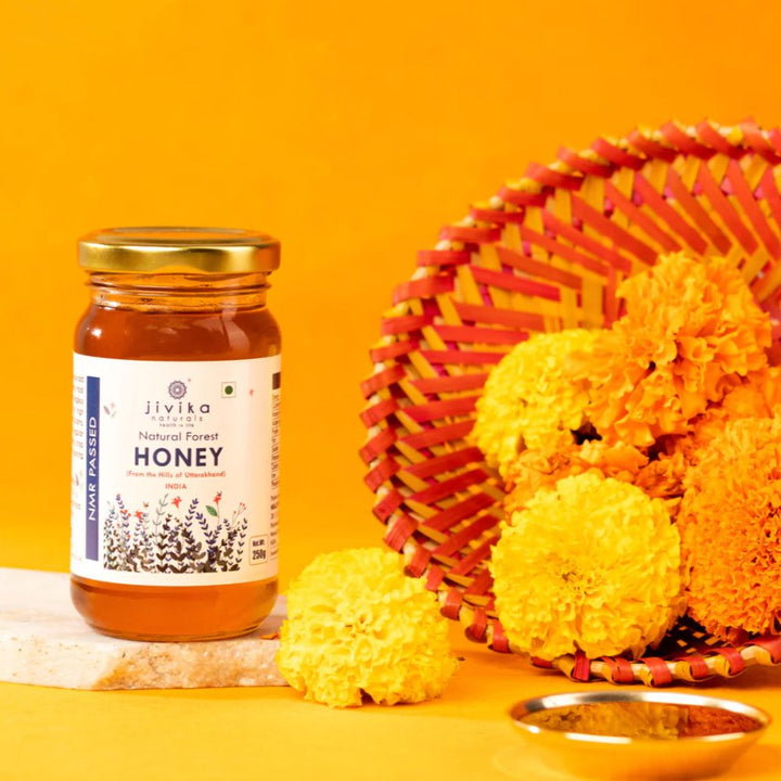 Forest Honey | Unadulterated | Organic | Health Giving | Beauty Nourishing | Glass Jar of 250 GM