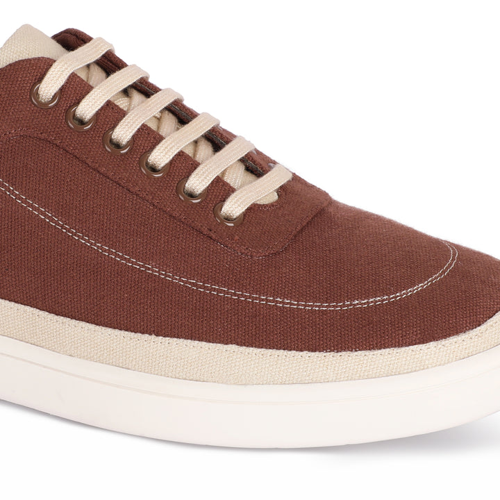 Anti-Skid Sneakers | Biodegradable & Recycled | Wooden Brown Colour