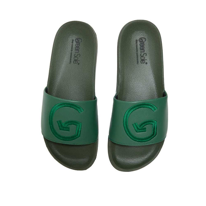 Pool Side Flip Flops | Sleek Design | Comfortable | Olive Green & Green