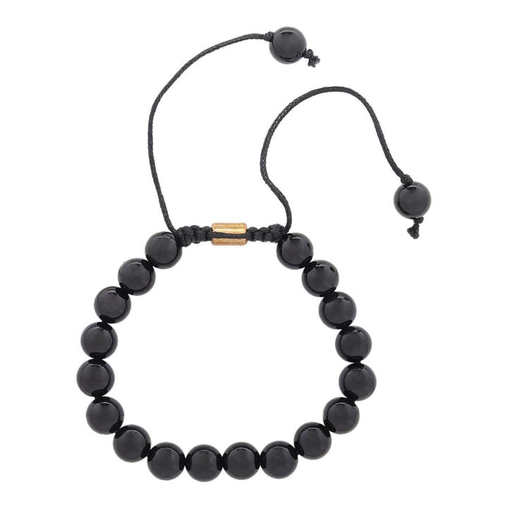 Black Bracelet | Certified Healing Jewelry | Unisex | Certified Semi Precious Stone Beads