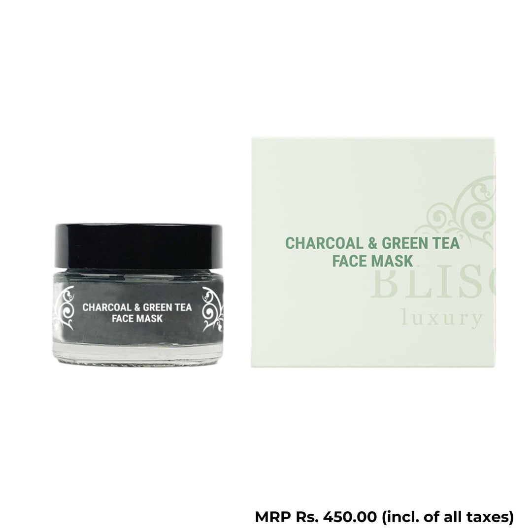 Charcoal & Green Tea Face Mask | Pore Refining | Deep Cleaning | 50 GM